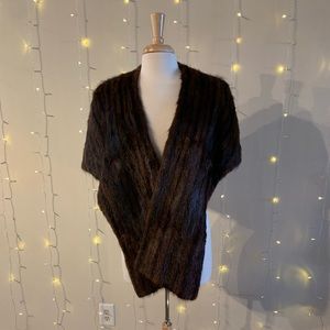 Beautiful Vintage Fur Stole Wrap Size M/L